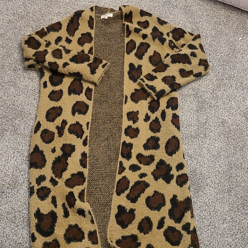 Long sweater duster